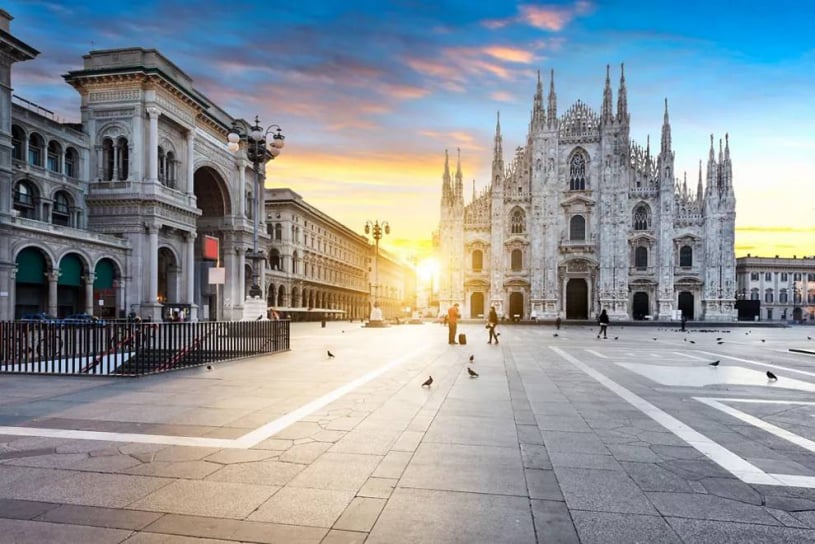 Centro di Milano Piazza Duomo Galleria Vittorio Emanuele