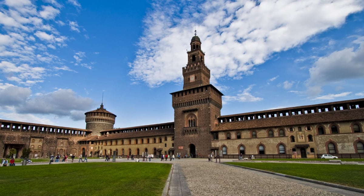 Castello Sforzesco, fortezza rinascimentale e sede di musei a Milano