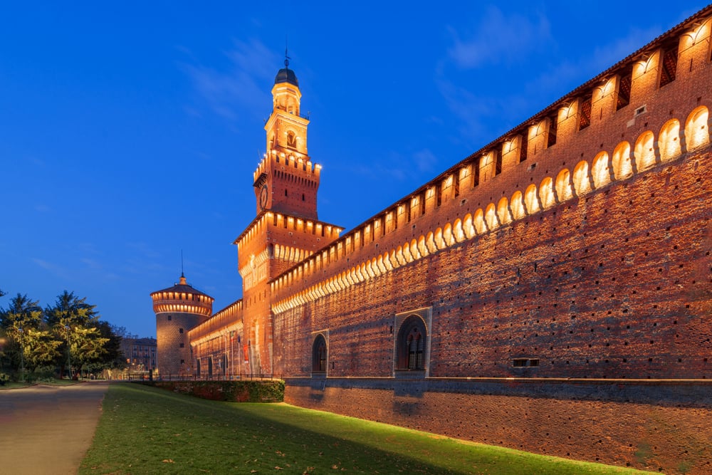 Castello Sforzesco, fortezza rinascimentale e sede di musei a Milano